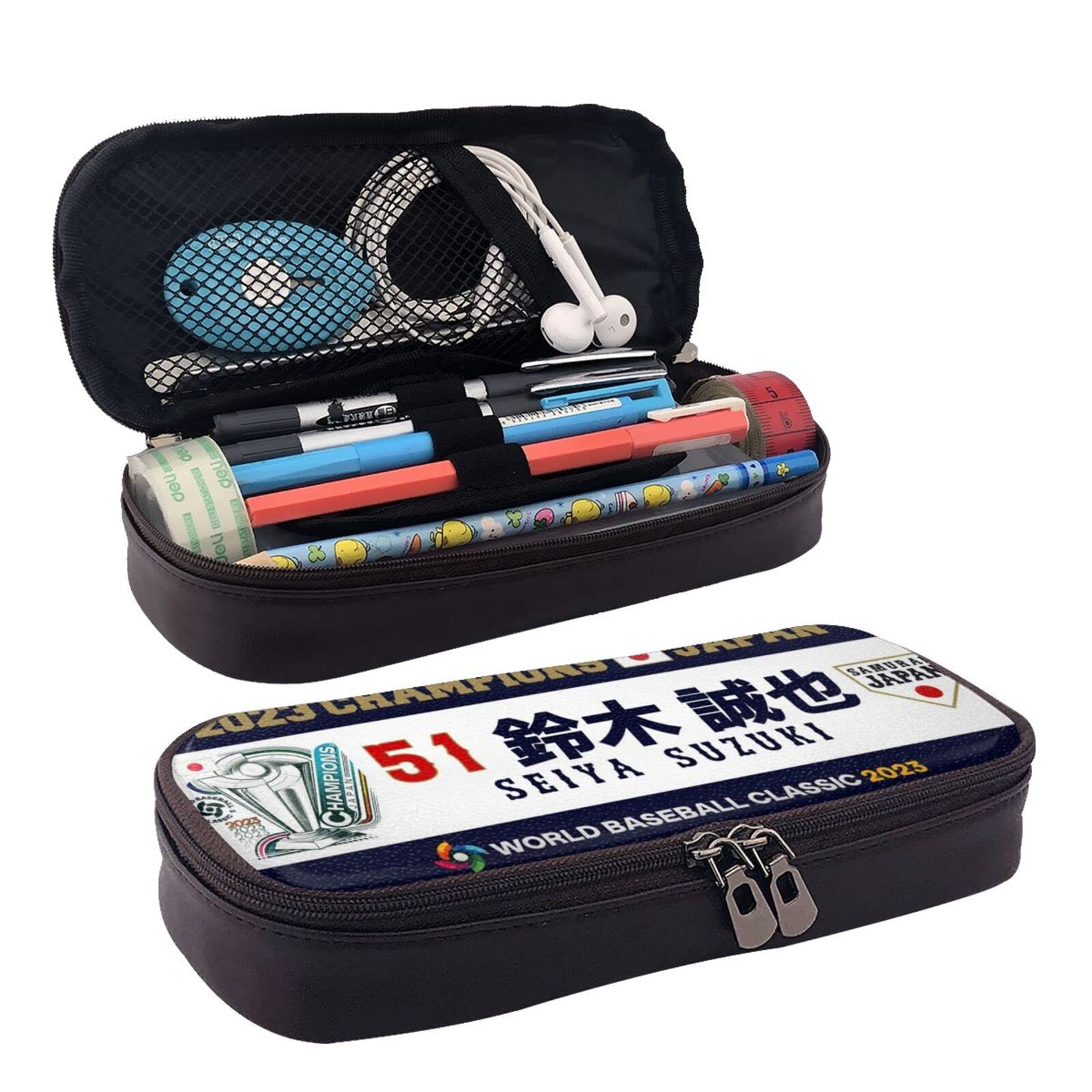 Amazon.co.jp: 侍ジャパン 番號51 鈴木誠也 野球応援 ペンケース 多